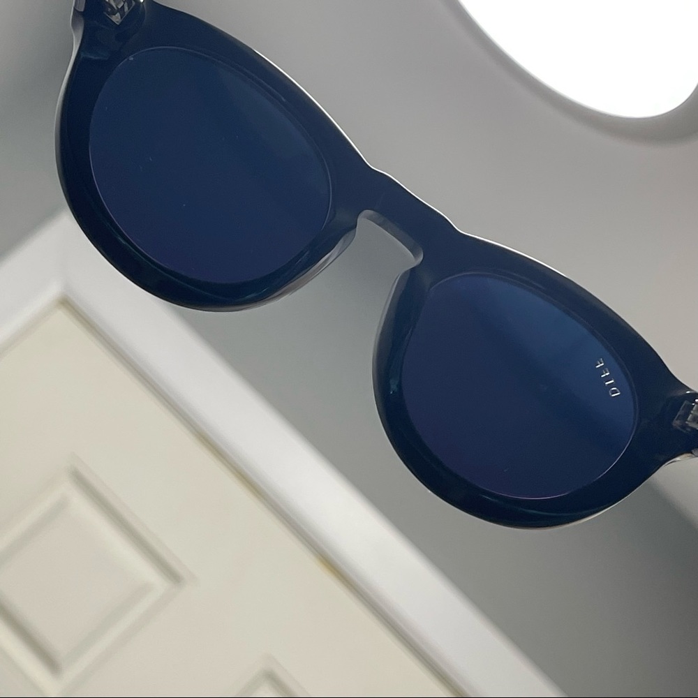 Diff Sunglasses Dime Black Frame Mirrored Yellow … - image 8